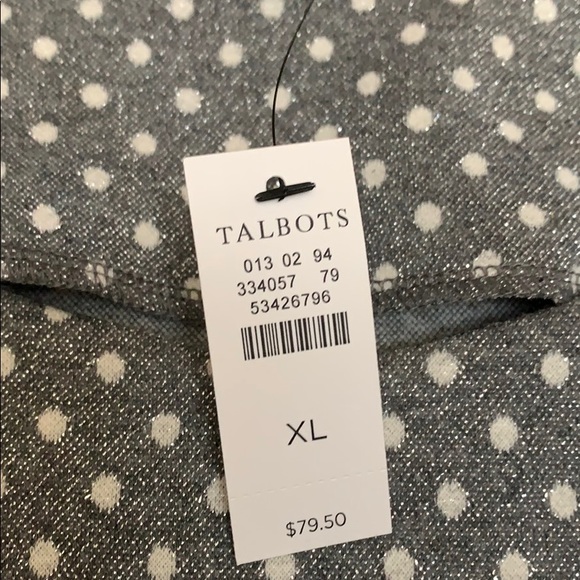 Talbots pullover polka dot shirt - Picture 4 of 5